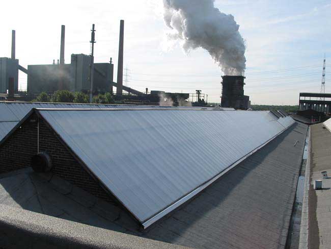 Bottrop Werkstattgebäude  / Dachverglasung - 