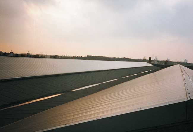 Düsseldorf Röhrenhalle  / Dachverglasung - 
