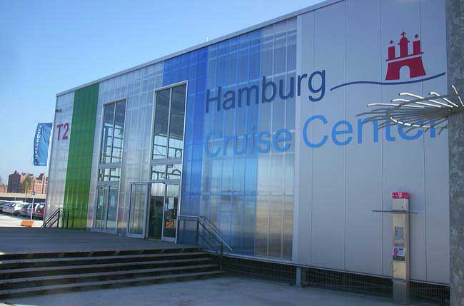 Hamburg Cruise Center  / Wandverglasung - 