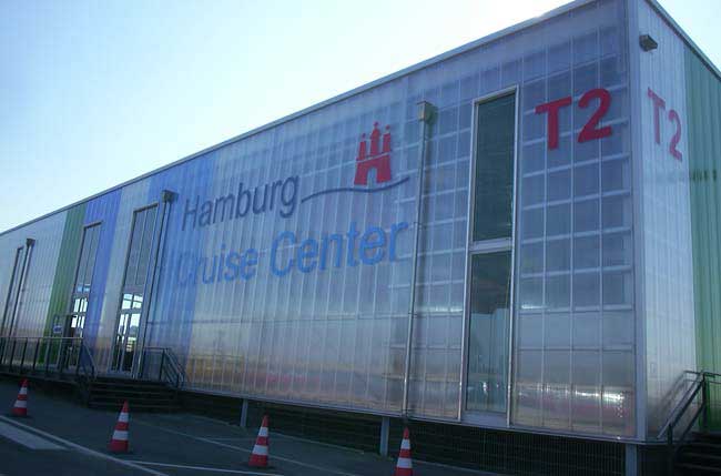 Hamburg Cruise Center  / Wandverglasung - 