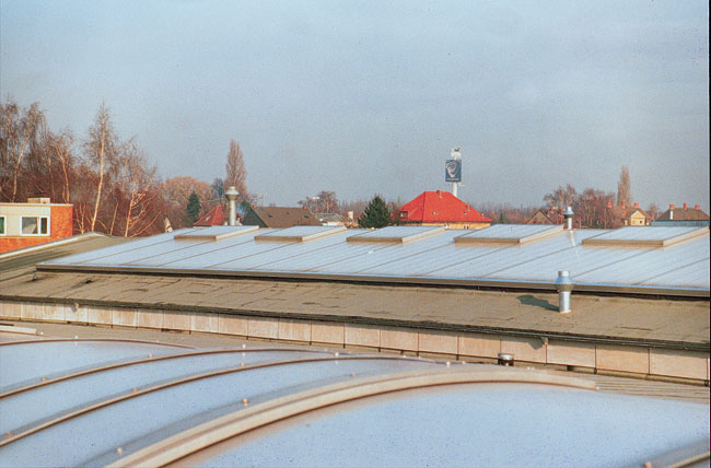 Pultdächer  / Dachverglasung - 
